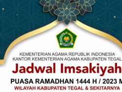 Jadwal Imsakiyah Ramadhan 1444 H/2023 M Di Kabupaten Tegal