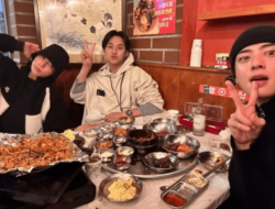 97 line Jungkook, Cha Eun Woo dan Mingyu bertemu kembali di restoran BBQ