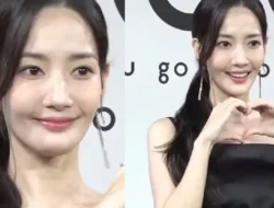 Park Min-young menghadiri acara kosmetik yang diadakan di Tokyo, Jepang