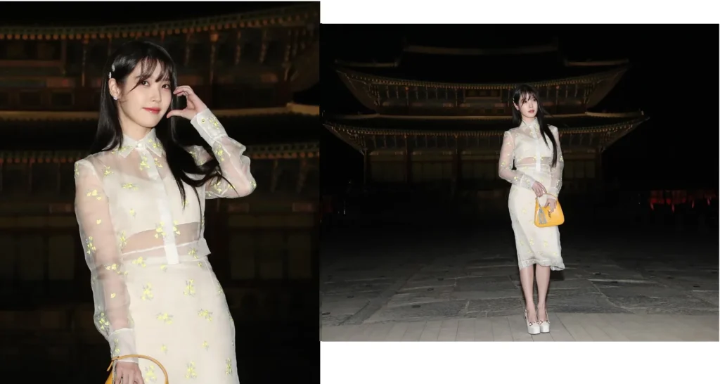 Reaksi-heboh-fans-melihat-IU-di-fashion-show-Gucci-di-Gyeongbokgung